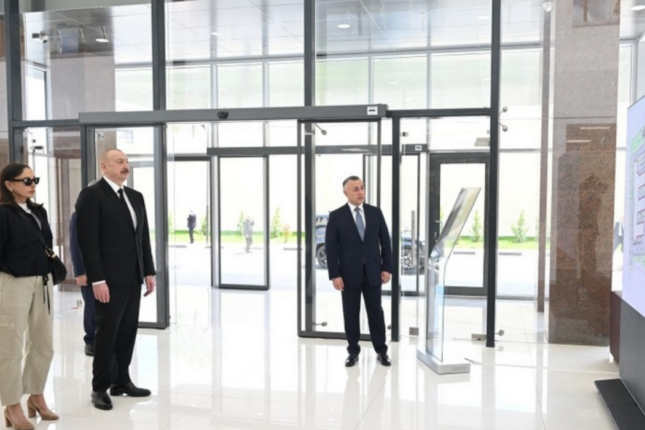 Prezident və xanımı Şuşa Müalicə-Sağlamlıq Mərkəzinin açılışında… FOTO