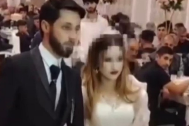 Kürə atılan 16 yaşlı Nuranənin toy GÖRÜNTÜLƏRİ