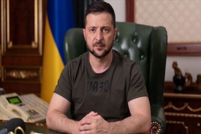Zelenski: Ukrayna Rusiya ilə görüşə hazırdır, sabahdan atəş dayandırılsın