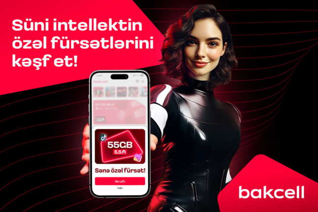 “Bakcell” mobil tətbiqi süni intellekt dəstəkli təkliflər dövrünə keçir
