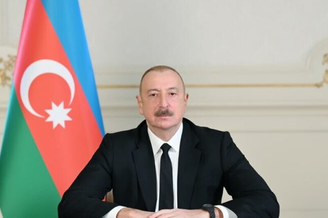 İlham Əliyev Əziz Sancarın təltif olunması mərasimində iştirak etdi