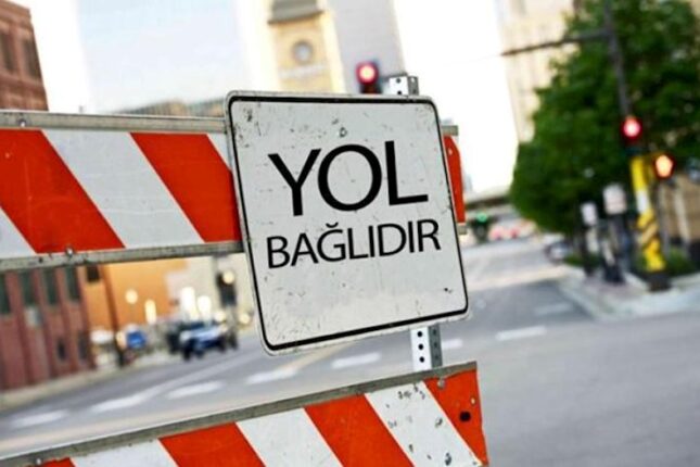 Bakının bu yollarında hərəkət TAM MƏHDUDLAŞDIRILDI