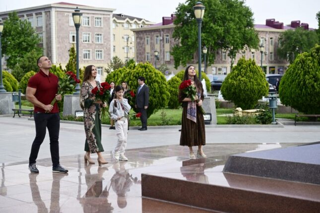 Leyla Əliyeva və Arzu Əliyeva Naxçıvana səfər ediblər – FOTOLAR