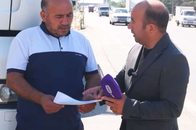 Sürücü əsassız 540 manat cərimələndi – VİDEO