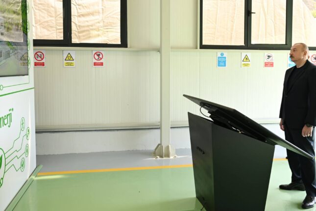 İlham Əliyev Laçında su elektrik stansiyalarının açılışında iştirak etdi