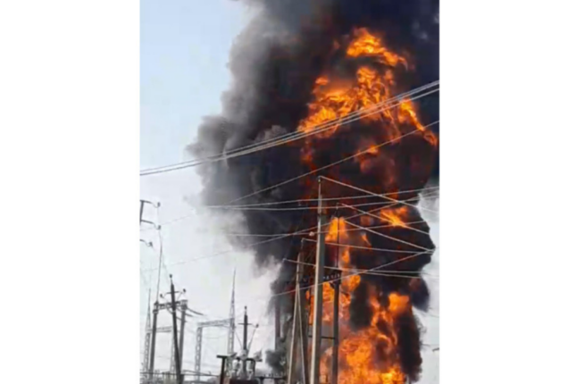 Azərbaycan Dəmir Yollarına məxsus yarımstansiyada partlayış oldu