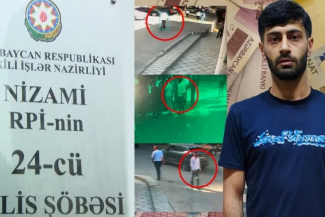 Maska taxıb quldurluq etdi – VİDEO