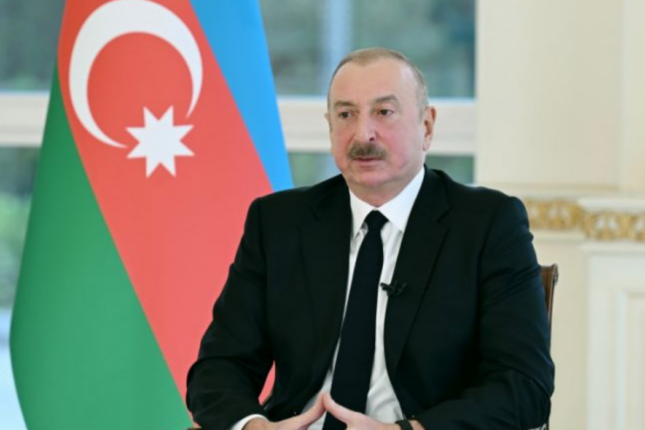 İlham Əliyev Yevlaxa getdi