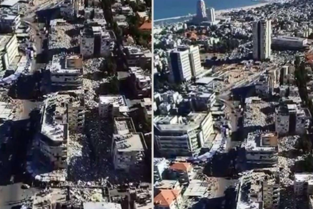 İran raketləri Hayfanın altını-üstünə çevirdi – VİDEO