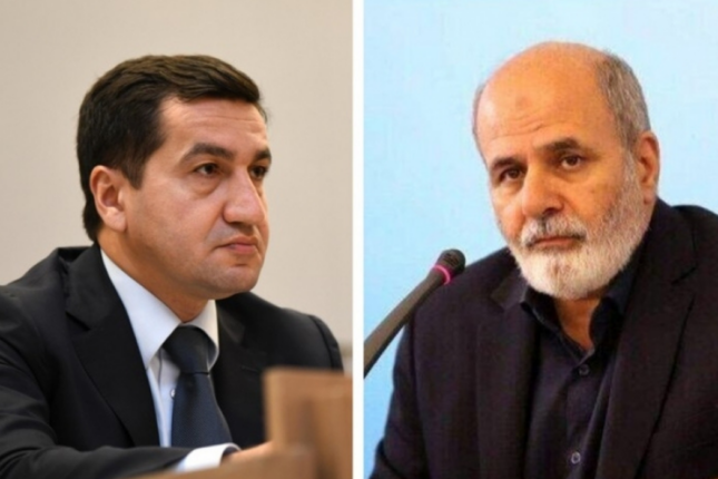 Hikmət Hacıyev Əli Əkbər Əhmədianla ikitərəfli münasibətlərin inkişafını müzakirə edib