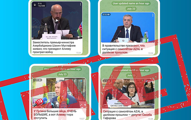 Bir sıra dövlət xadimləri adından saxta açıqlamalar yayıldı – Foto