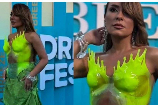 Xalq artistinin festivaldakı paltarı müzakirələrə səbəb oldu — VİDEO