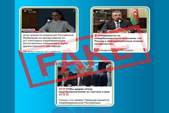 Azərbaycanın bəzi dövlət xadimlərinin adından saxta açıqlamalar YAYILDI