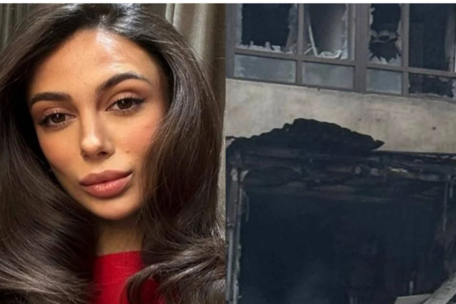 “Miss Ukraine International-2018” qalibinin mənzili rus hücumundan sonra yandı (FOTO)