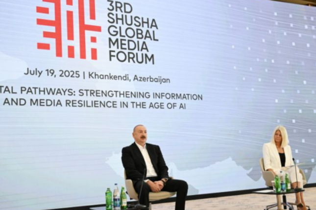 İlham Əliyev III Şuşa Qlobal Media Forumu ilə bağlı paylaşım etdi – VİDEO