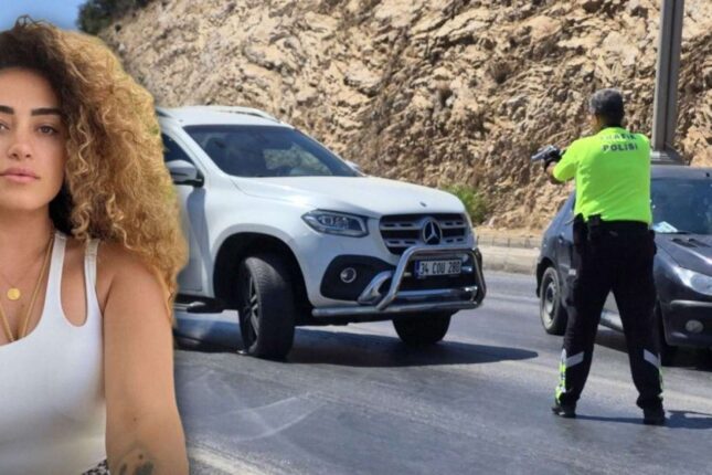 İbrahim Tatlısesin qızı polisin üstünə maşın sürdü, atəş açıldı – VİDEO