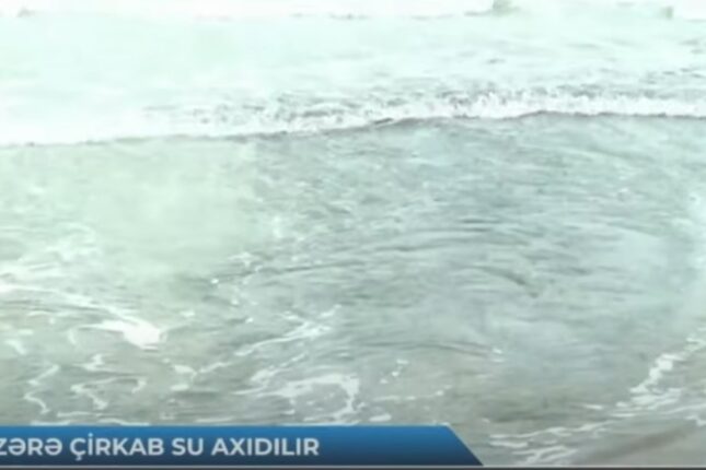 Bakıda kanalizasiya suları birbaşa dənizə axıdılır – Video