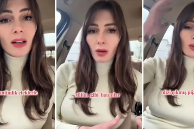 “Ərin 20 santimetrlik ətək geyinmiş qadınların arasından gəlir, onu qarşılayanda…” – VİDEO