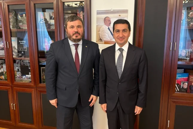 Hikmət Hacıyev Ukrayna səfiri ilə görüşdü – GÖRÜNTÜ