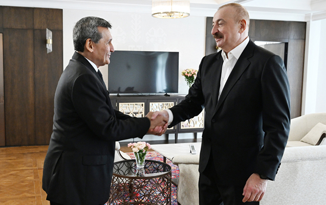 Prezident Xankəndidə qəbul keçirdi – FOTOLAR