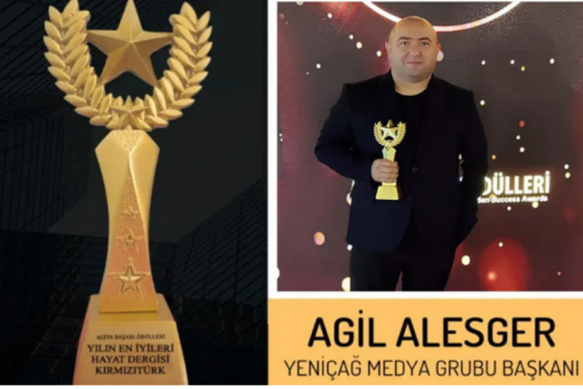 Aqil Ələsgər İstanbulda mükafata layiq görüldü (FOTO/VİDEO)