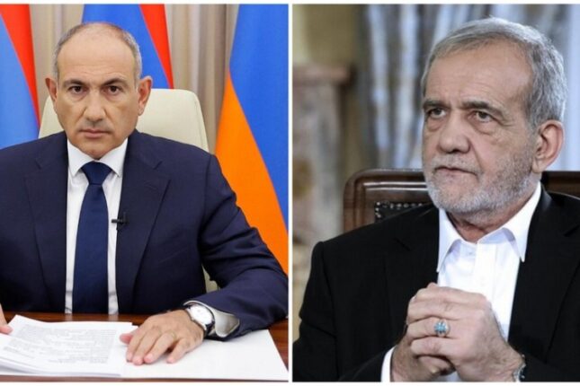 İrəvanda Paşinyanın Pezeşkianla görüşü başlayıb