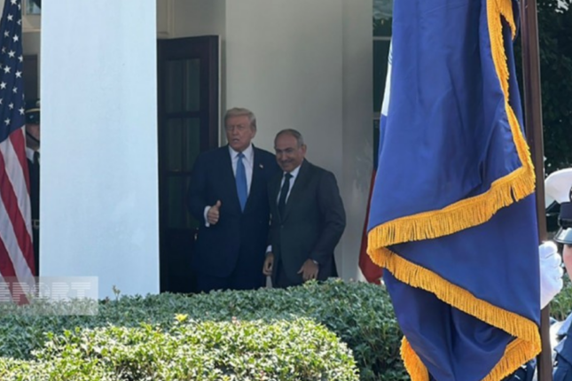 Donald Trampla Nikol Paşinyanın görüşü başlayıb