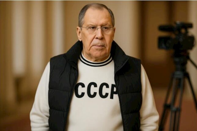 Lavrov “SSRİ” yazılmış geyimindən danışdı: Putin dəfələrlə deyib ki…