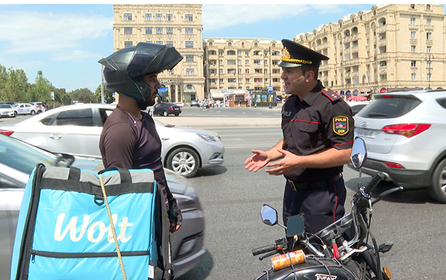 Sürət, səs-küy, təhlükəli manevrlər…- Motosikletçilər polis nəzarətində