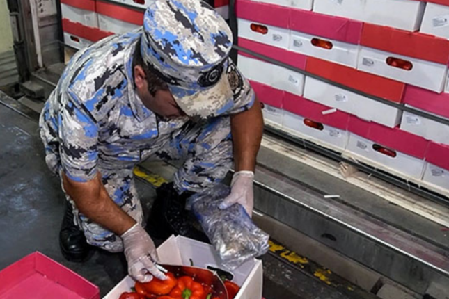 Narkotiklər bibərin altında imiş… – Rusiyaya aparılırdı, saxlanıldı