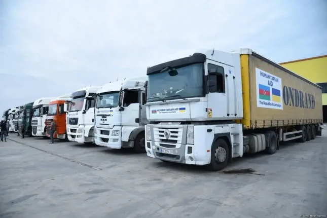 Azərbaycan Ukraynaya növbəti humanitar yardım göndərdi