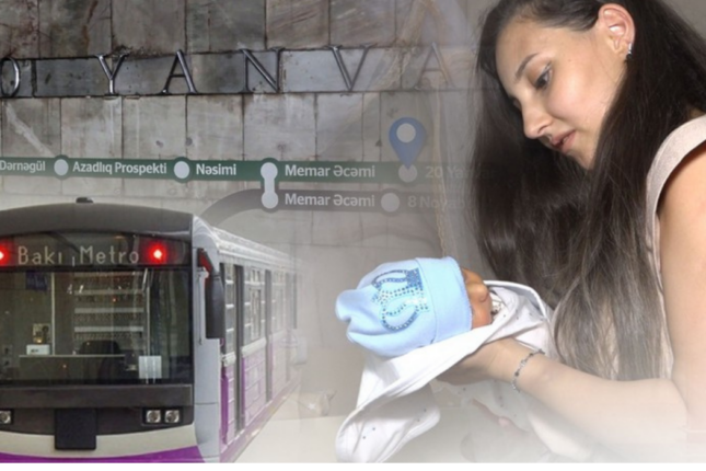 Metroda doğulan körpənin anası danışdı: “Avtobusla gec olar deyə…” (VİDEO)
