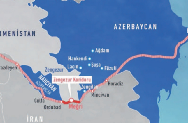 İranlı ekspert: “Zəngəzur dəhlizinin eni 6 km olacaq”