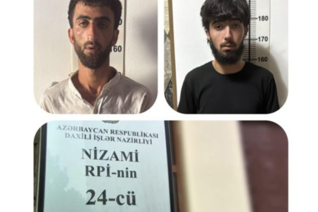 Avtoyuma məntəqəsindən müştərinin maşınını qaçıranlar saxlanıldılar