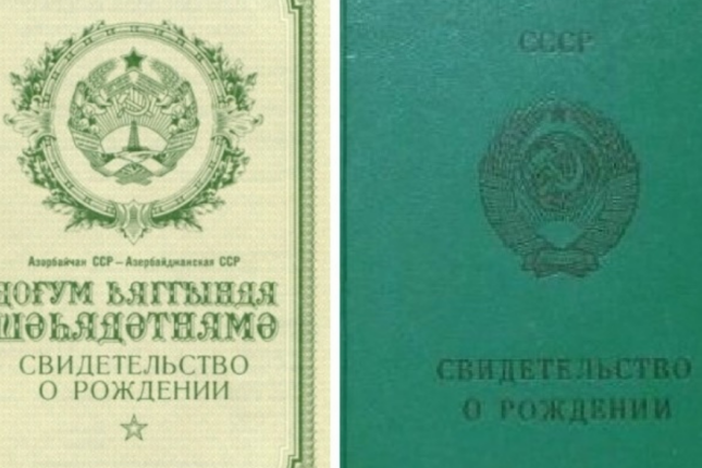 Doğum haqqında köhnə şəhadətnamələr problem yaratmağa başlayıb: Xəbəriniz varmı?