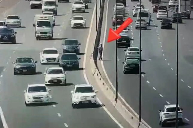 Bakıda dəhşətli qəzanın anbaan GÖRÜNTÜLƏRİ