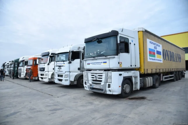 Ukraynaya növbəti humanitar yardım göndərildi – VİDEO