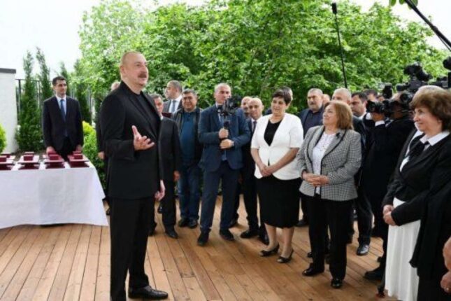 İlham Əliyev Kəlbəcər səfəri ilə bağlı paylaşım edib