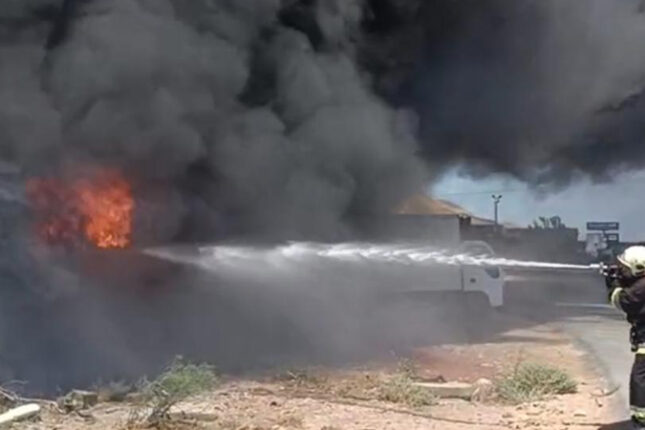 “Sədərək”ki yanğın tam söndürülüb- YENİLƏNİB