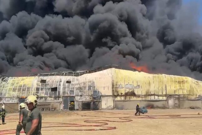 “Sədərək”dəki yanğın belə başlayıbmış… – VİDEO