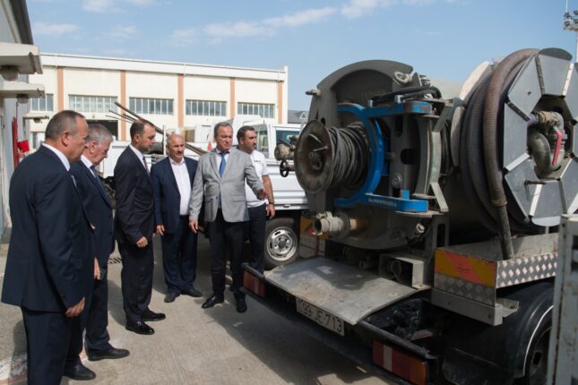 Su Təchizatı Xidmətinin idarəsində texnikalara baxış keçirildi – FOTO/VİDEO