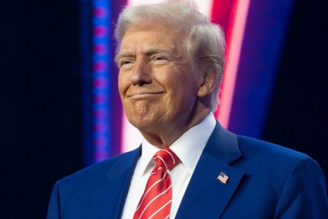 Tramp növbəti dəfə Prezident İlham Əliyevin çıxışı ilə bağlı paylaşım edib