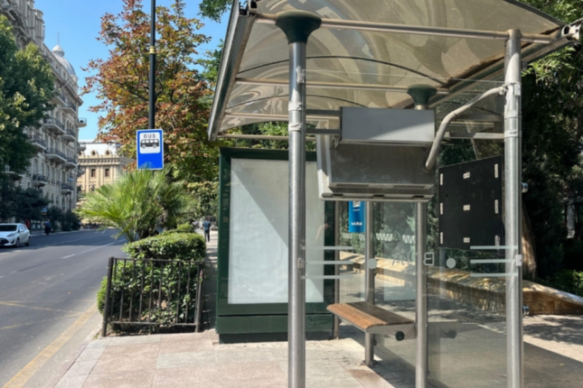 “İçərişəhər”in qapısında “görünməz” dayanacaq – FOTOLAR