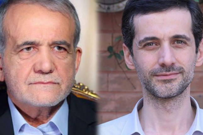 Pezeşkianın oğlu mühafizəkarların liderini “kor” adlandırıb