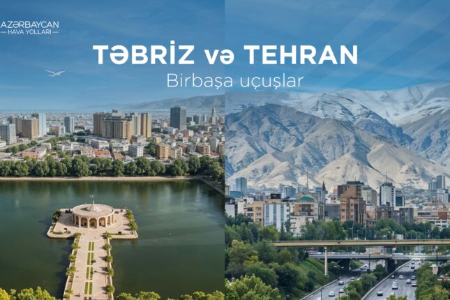 AZAL İranın iki şəhərinə uçuşlara başlayır