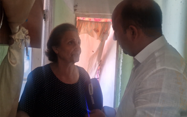 Keçmiş məcburi köçkün mənzildən çıxmaq üçün ev sahibindən pul istəyir – Video