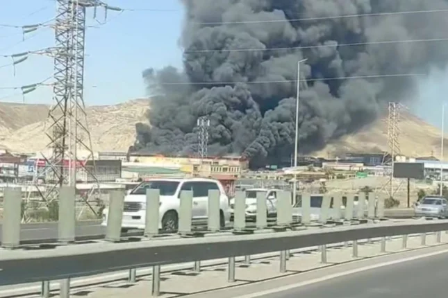 “Sədərək” ticarət mərkəzində güclü yanğın – Video