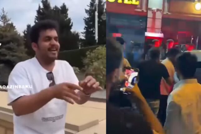 Şəhidlər Xiyabanında nalayiq hərəkətlər edən turistlər SAXLANILDI – VİDEO