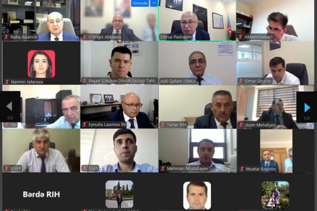 Qarabağ suvarma kanalı ilə bağlı yaradılan işçi qrupunun növbəti iclası keçirildi