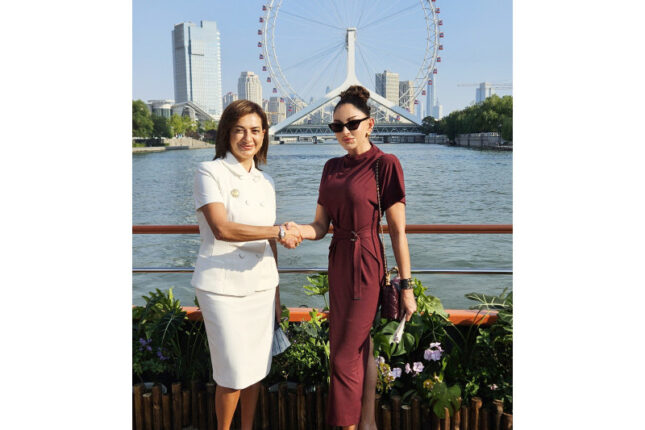 Mehriban Əliyeva ilə Anna Akopyan bir arada – FOTOLAR